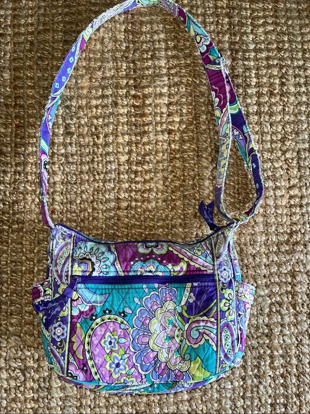 Vera Bradley compact quilted